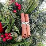 Live - Fresh Cut - Northwest Birch Log Centerpiece - with Candle