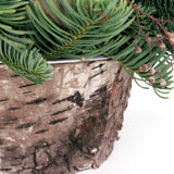 Live - Fresh Cut - Northwest Eucalyptus and Berry Tabletop - with Candle