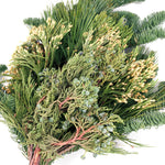 Live - Fresh Cut - Northwest Evergreen Mixed Holiday Arrangement Bunch