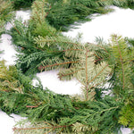 Live - Fresh Cut - Northwest Douglas and Cedar Mix Coil Garland