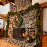 Live - Fresh Cut - Northwest Douglas and Cedar Mix Coil Garland