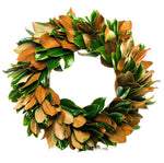 Live - Fresh Cut - Classic Magnolia Wreath - 24"