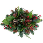 Live - Fresh Cut - Northwest Classic Berry Merry Centerpiece