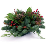 Live - Fresh Cut - Northwest Classic Berry Merry Centerpiece