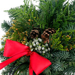 Live Fresh Cut Pacific Northwest Holiday Sleigh Centerpiece